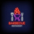 Barbecue Restaurant Neon Sign