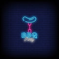 Barbecue Party Neon Sign
