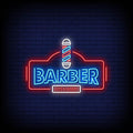Barber Logo Neon Sign Perfect For Business Environment