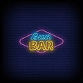 Beach Bar Neon Sign