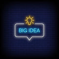 Big Idea Neon Sign