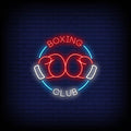 Boxing Club Neon Sign