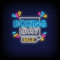 Boxing Day Neon Sign