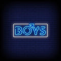 Boys Neon Sign
