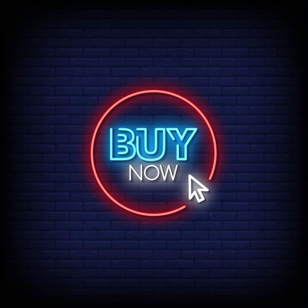 Buy Now Neon Sign — make neon sign