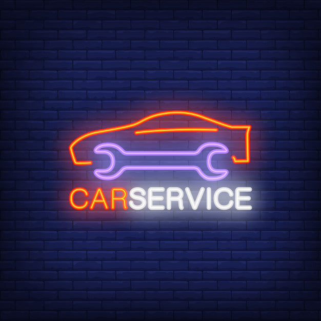 Car Service Neon Sign