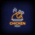 Chicken Meat Neon Sign