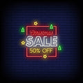 Christmas Sale Neon Sign