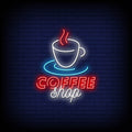 Coffee Shop Neon Sign