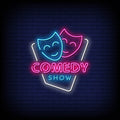 Comedy Show Neon Sign