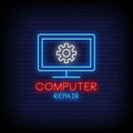 Computer Repair Neon Sign Perfect For Business Environment