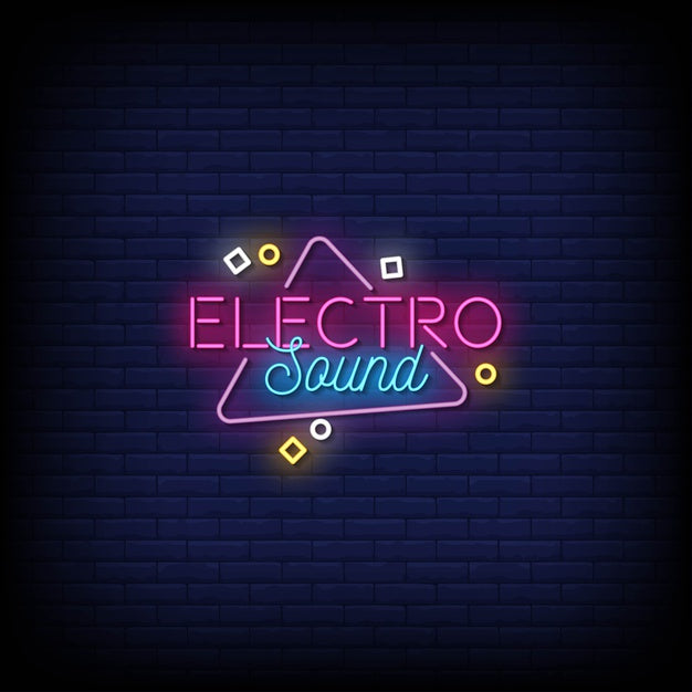 Electro Sound Neon Sign — make neon sign
