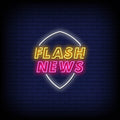 Flash News Neon Sign