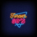 Forever Eighty's Neon Sign