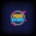 Free Event Neon Sign