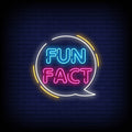 Fun Fact Multicolor Neon Sign- Pink Neon Sign