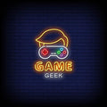 Game Geek Neon Sign