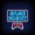 Game Night Neon Sign