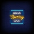 Grand Opening Soon Neon Sign Perfect for Businesses & Events