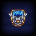 Gun Club Neon Sign