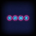 Home Neon Sign