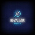 House Search Neon Sign