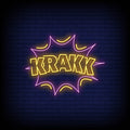 Krakk Neon Sign