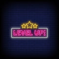 Level Up Neon Sign - Pink Neon Sign