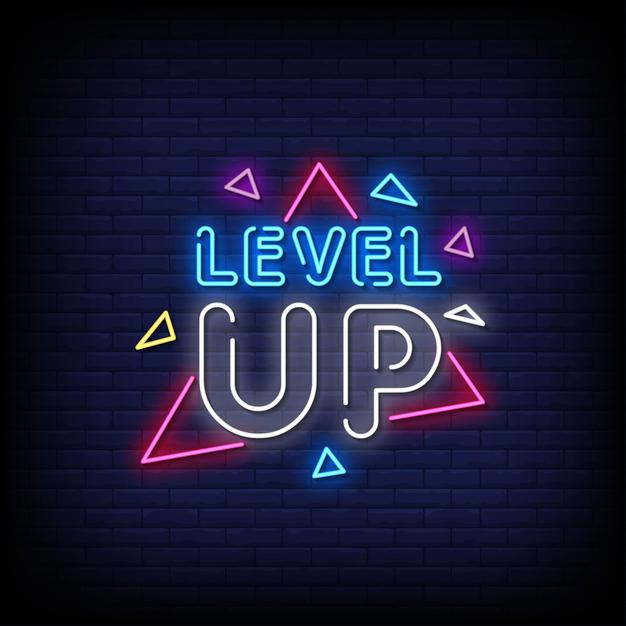 Level Up Neon Sign — make neon sign