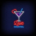 Love Cocktail Neon Sign
