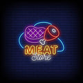 Meat Store Neon Sign