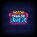 Mega Big Sale Neon Sign