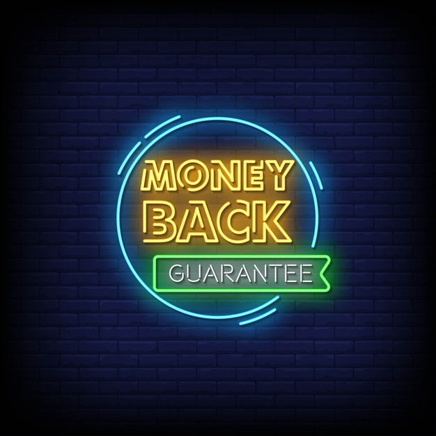 Money Back Neon Sign — make neon sign