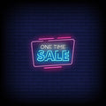 One Time Sale Neon Sign