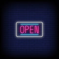 Open Multicolor Neon Sign - Neon Pink Aesthetic