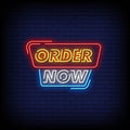 Order Now Neon Sign