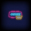 Order Now Neon Sign