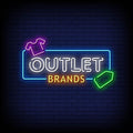 Outlet Brands Neon Sign