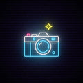 Photo Camera Neon Sign Perfect For Studio