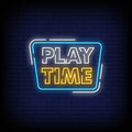 Play Time Neon Sign
