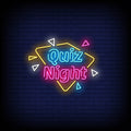 Quiz Night Neon Sign