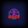 Race Neon Sign