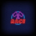 Race Neon Sign