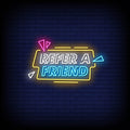 Refer A Friend Neon Sign