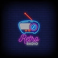 Retro Radio Neon Sign