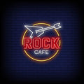 Rock Cafe Neon Sign