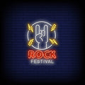 Rock Festival Neon Sign
