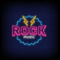 Rock Music Multicolor Neon Sign - Neon Pink Aesthetic