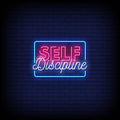 Self Discipline Neon Sign - Neon Pink Aesthetic