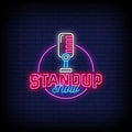 Standup Show Neon Sign - Neon Pink Aesthetic
